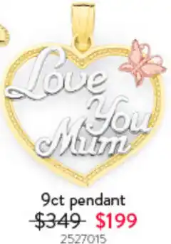 Goldmark 9ct pendant 2527015 offer