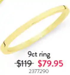 Goldmark 9ct ring 2377290 offer