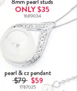 Goldmark Pearl & cz pendant 1787025 offer