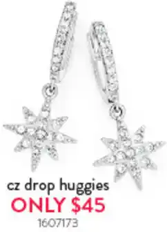 Goldmark Cz drop huggies 1607173 offer