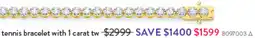 Goldmark Tennis bracelet with 1 carat tw 8097003 offer