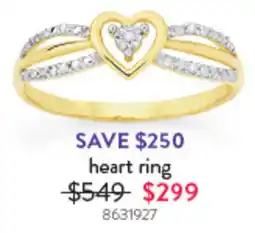 Goldmark heart ring offer