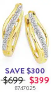 Goldmark Natural Diamond Earrings 8747025 offer