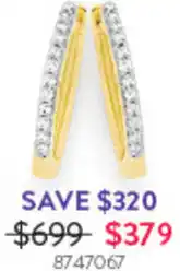 Goldmark Natural Diamond Earrings 8747067 offer