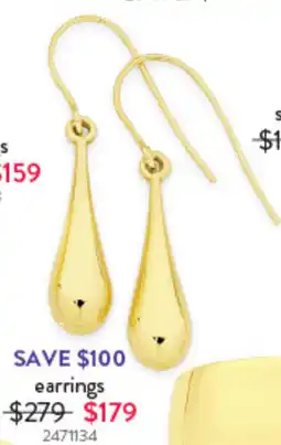 Goldmark Earrings 2471134 offer