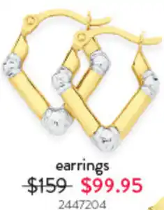 Goldmark Earrings 2447204 offer