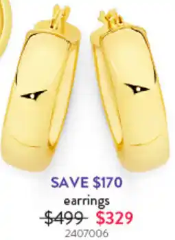 Goldmark 9ct Earrings 2407006 offer