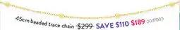 Goldmark Beaded trace chain 2077005 offer