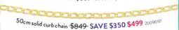 Goldmark Solid curb chain 2009097 offer