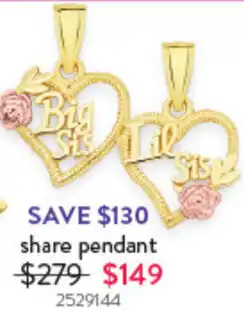 Goldmark Share pendant 2529144 offer