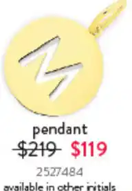Goldmark Pendant 2527484 offer