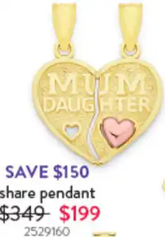 Goldmark Share pendant 2529160 offer