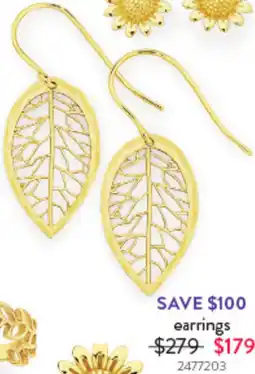 Goldmark Earrings 2477203 offer