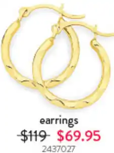 Goldmark Earrings 2437027 offer