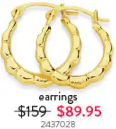 Goldmark Earrings 2437028 offer