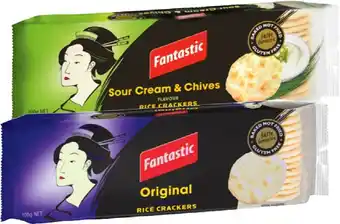 IGA Fantastic Rice Crackers or Delites 100g Selected Varieties offer