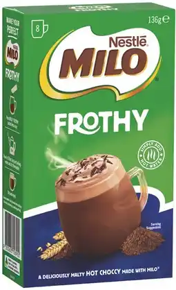 IGA Nestlé Milo Frothy Sachets offer