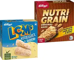 IGA Kellogg’s LCMs Bars or Nutri‑Grain 5 Pack Selected Varieties offer