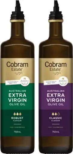 IGA Cobram Estate Extra Virgin Olive Oil Selected Varieties offer