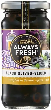 IGA Always Fresh Sliced Black Olives offer