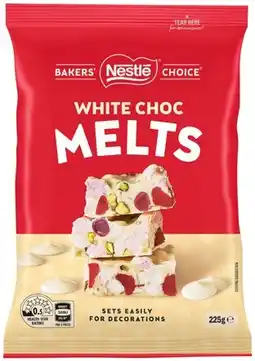 IGA Nestlé Bakers’ Choice Choc Melts 225g or Baking Chocolate Block 170g Selected Varieties offer