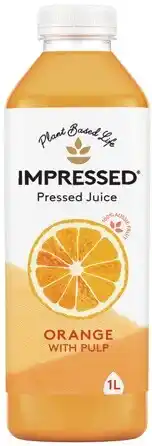 IGA Impressed Pressed Orange Juice Selected Varieties offer