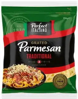 IGA Perfect Italiano Traditional Grated Parmesan Cheese offer