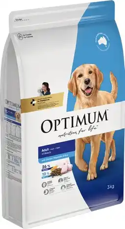 IGA Optimum Dry Dog Food 2.5‑3kg Selected Varieties offer