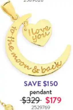 Goldmark Pendant 2529769 offer