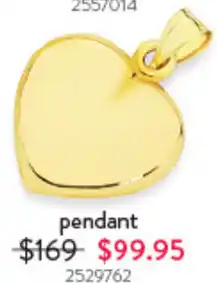 Goldmark Pendant 2529762 offer