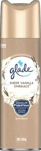 IGA Glade Air Freshener Spray Selected Varieties offer