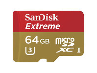 Officeworks SanDisk 64GB Extreme MicroSDXC Memory Card offer