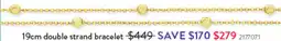 Goldmark Double strand bracelet 2177071 offer