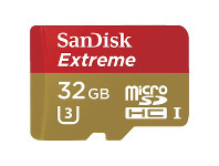 Officeworks SanDisk 32GB Extreme MicroSDXC Memory Card offer