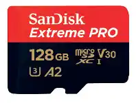 Officeworks SanDisk 128GB Extreme PRO MicroXC Memory Card offer