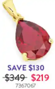 Goldmark Spoil Mum with created ruby 7367067 offer