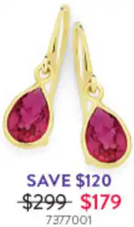 Goldmark Spoil Mum with created ruby 7377001 offer