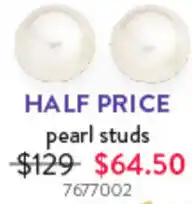 Goldmark Pearl studs 7677002 offer