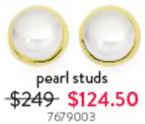 Goldmark Pearl studs 7679003 offer