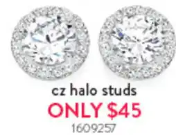 Goldmark Cz halo studs offer