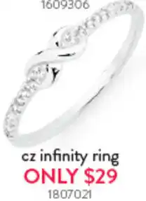 Goldmark Cz infinity ring offer