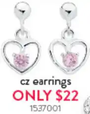 Goldmark Cz earrings offer