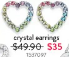 Goldmark Crystal earrings offer