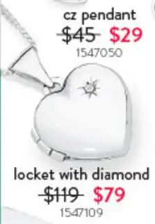 Goldmark Locket with diamond offer