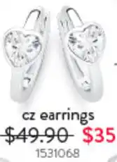 Goldmark Cz earrings offer
