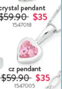 Goldmark Cz pendant offer