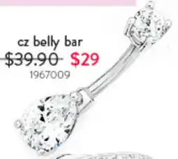 Goldmark Cz belly bar offer