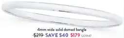 Goldmark Wide solid domed bangle offer