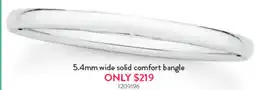 Goldmark Wide solid comfort bangle offer