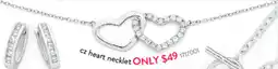 Goldmark Cz heart necklet offer